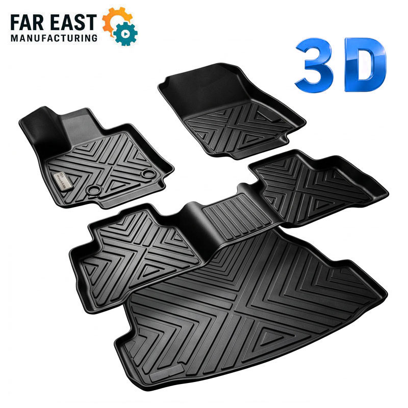 3D TPE подови стелки за кола